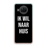 Ik wil naar huis - Zwart: Xiaomi Mi 10T Lite 5G Transparant Hoesje