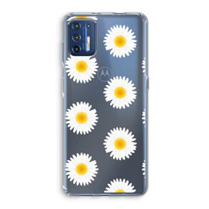 Margrietjes: Motorola Moto G9 Plus Transparant Hoesje