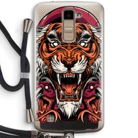 Tiger and Rattlesnakes: LG K10 (2016) Transparant Hoesje met koord