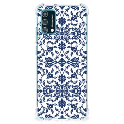 Samsung Galaxy M02s | A02s Case Flower Blue Samsung Galaxy M02s | A02s Case Flower Blue