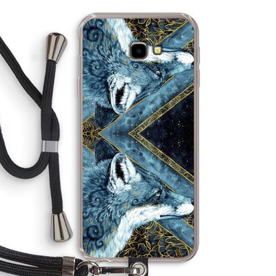 Golden Fox: Samsung Galaxy J4 Plus Transparant Hoesje met koord