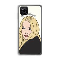 Mary Kate: Samsung Galaxy A12 Transparant Hoesje