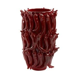 Light&living Vaas deco 26,5x25x39 cm PEPPER keramiek rood