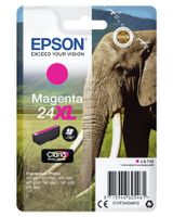Epson Elephant Singlepack Magenta 24XL Claria Photo HD Ink - thumbnail