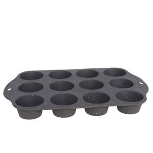 Muffins en cupcakes bakken bakvorm/bakblik 39 x 25 cm - voor 12x stuks - Muffinvormen / cupcakevormen