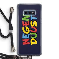 90's One: Samsung Galaxy S10e Transparant Hoesje met koord