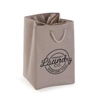Wasmand Versa Crème Polyester PVC Metaal EVA 30 x 55 x 36 cm