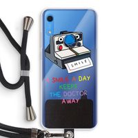 Smile: Huawei Y6s Transparant Hoesje met koord