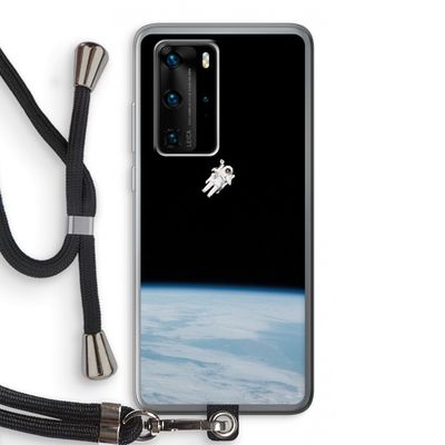 Alone in Space: Huawei P40 Pro Transparant Hoesje met koord