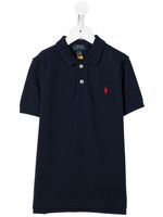 Ralph Lauren Kids polo à logo brodé - Bleu