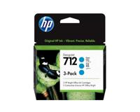 HP 712 29 ml inktcartridge voor DesignJet, cyaan, 3-pack