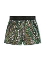 Karl Lagerfeld Kids short à taille logo - Tons neutres - thumbnail