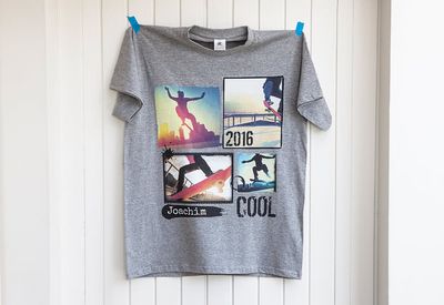 T-shirt mannen grijs M
