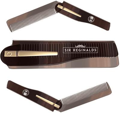 Sir Reginalds Sir Reginalds - Compacte Opvouwbare Kam Voor Snor en Baard