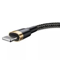 Baseus Cafule USB Lightning Kabel 2A 3m (Goud+Zwart)