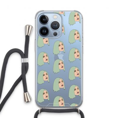 King Kylie: iPhone 13 Pro Transparant Hoesje met koord