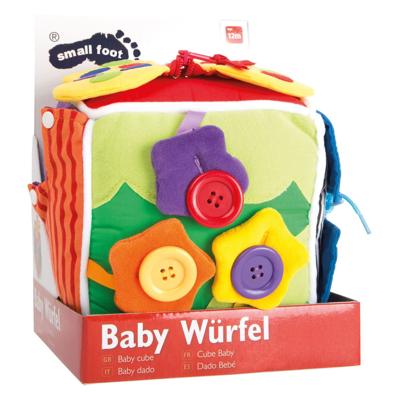 Small Foot baby kubus natuur pluche