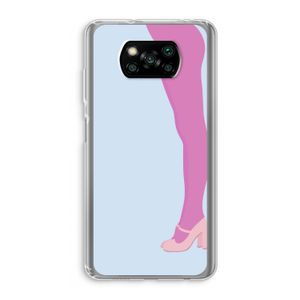 Pink panty: Xiaomi Poco X3 NFC Transparant Hoesje