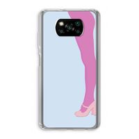 Pink panty: Xiaomi Poco X3 NFC Transparant Hoesje
