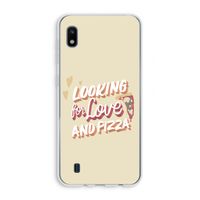 Pizza is the answer: Samsung Galaxy A10 Transparant Hoesje