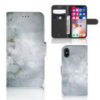 Hoesje Apple iPhone X | Xs Painting Grey - thumbnail