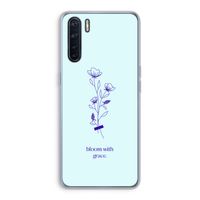Bloom with grace: Oppo A91 Transparant Hoesje