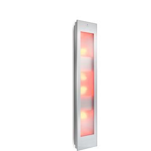 Sunshower Combi White UV en Infrarood Opbouwapparaat 29x144x22.8 cm Aluminium Wit