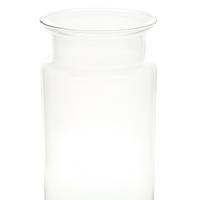 Bellatio design flesvormige vaas glas 30cm type Bose   -