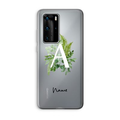 Green Brush: Huawei P40 Pro Transparant Hoesje