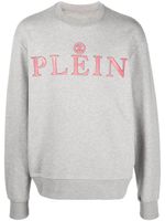 Philipp Plein sweat en coton à logo imprimé - Gris - thumbnail