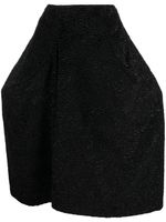 Comme Des Garçons jupe plissée à effet cloqué - Noir Comme Des Garçons jupe plissée à effet cloqué - Noir