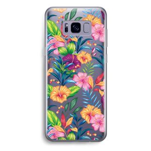 Tropisch 2: Samsung Galaxy S8 Plus Transparant Hoesje