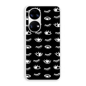 Eye pattern #3: Huawei P50 Transparant Hoesje