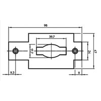 SLUITPLAAT RVS 452 LS/RS