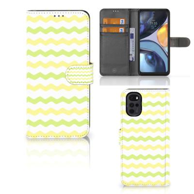 Motorola Moto G22 | Telefoon Hoesje | Waves Yellow