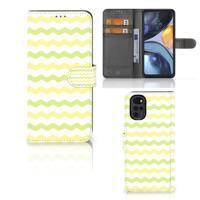Motorola Moto G22 | Telefoon Hoesje | Waves Yellow