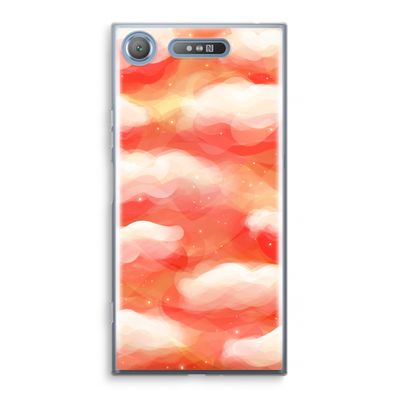 Lichte Wolken: Sony Xperia XZ1 Transparant Hoesje