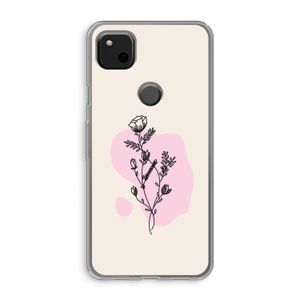 Roses are red: Google Pixel 4a Transparant Hoesje
