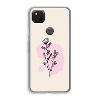 Roses are red: Google Pixel 4a Transparant Hoesje