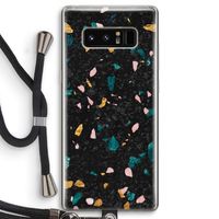 Terrazzo N°10: Samsung Galaxy Note 8 Transparant Hoesje met koord