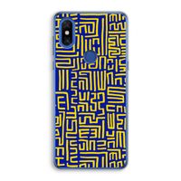 Majorelle Blue Print: Xiaomi Mi Mix 3 Transparant Hoesje