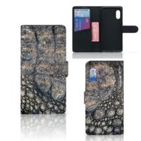 Samsung Xcover Pro | Telefoonhoesje | Met pasjeshouder | Krokodillenprint