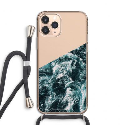 Zee golf: iPhone 11 Pro Transparant Hoesje met koord