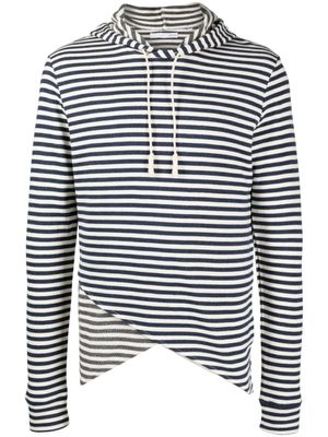 Private Stock hoodie à rayures - Blanc