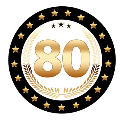 Bierviltjes 80 - 75x stuks - zwart/goud - luxe - verjaardag/jubilea - feestartikelen