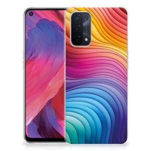 TPU Hoesje voor OPPO A74 5G | A54 5G Regenboog