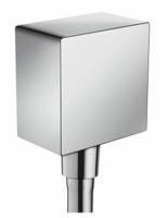 Hansgrohe square slangaansluitknie Chroom - thumbnail