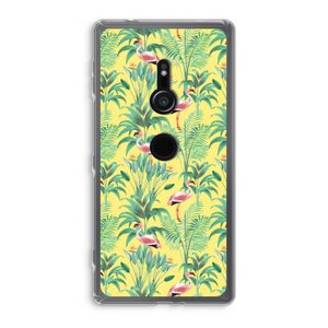Flamingo party: Sony Xperia XZ2 Transparant Hoesje