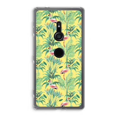 Flamingo party: Sony Xperia XZ2 Transparant Hoesje