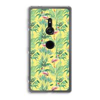 Flamingo party: Sony Xperia XZ2 Transparant Hoesje